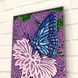 Деревянные 3d раскраски Фиолетовая тропическая бабочка Wortex Woods (3DP30023)