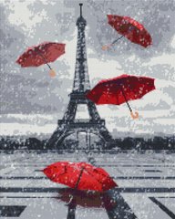 Алмазная живопись Дождливый Париж BrushMe (DBS1022, На подрамнике) фото интернет-магазина Raskraski.com.ua