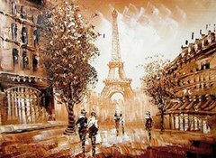 Картина з страз Париж, Париж… (У) Діамантові ручки (GU_178731) фото інтернет-магазину Raskraski.com.ua