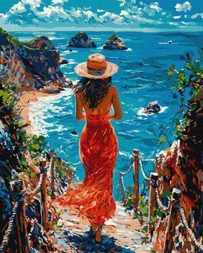 Картина за номерами Подих океану &copy;art_selena_ua (KH8781) Ідейка 40 х 50 см фото інтернет-магазину Raskraski.com.ua