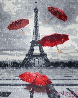 Алмазная живопись Дождливый Париж BrushMe (DBS1022, На подрамнике) фото интернет-магазина Raskraski.com.ua
