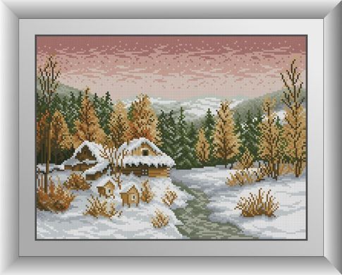 Картина из страз Заморозки Dream Art (DA-30946, Без подрамника) 33 x 44 см фото интернет-магазина Raskraski.com.ua