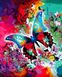 Рисование по номерам Бабочка в красках (VP1314) Babylon — фото комплектации набора