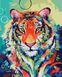 Раскраска по цифрам Красочный тигр (BRM33906) — фото комплектации набора