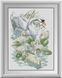 Картина из мозаики Лебедь с птенцами Dream Art (DA-30896, Без подрамника) — фото комплектации набора