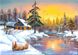 Картина з страз Зимова пора ТМ Алмазная мозаика (DM-378) — фото комплектації набору