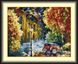 Набор алмазная вышивка Осенняя акварель (полная зашивка, квадратные камни) Dream Art (DA-30106, Без подрамника) — фото комплектации набора
