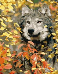 Картина по номерам Волк на охоте (SR-SY6756) Strateg (Без коробки)