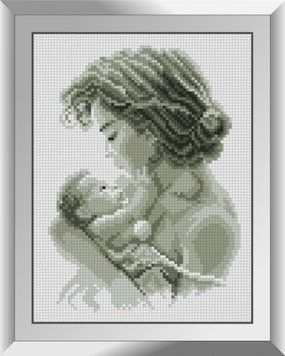 Картина из страз Любящая мать Dream Art (DA-31397, Без подрамника) 19 x 25 см фото интернет-магазина Raskraski.com.ua