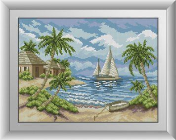 Набор алмазной вышивки В бухте Dream Art (DA-30575, Без подрамника) 32 х 43 см фото интернет-магазина Raskraski.com.ua