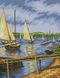 Картина стразами Парусные лодки (Густав Кайботт) (39 х 50 см) Dream Art (DA-31780, Без подрамника) — фото комплектации набора
