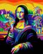 Картина по номерам Мона Лиза в радужных красках (VP1385) Babylon — фото комплектации набора