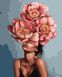 Картина по номерам Девушка в цветущих пионах (BRM40544) — фото комплектации набора