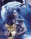 Алмазна картина Дівчина з вовками (BGZS1171) НикиТошка — фото комплектації набору