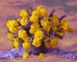 Картина за номерами Букет жовтих хризантем (BRM34028) — фото комплектації набору