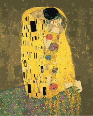 Картина по номерам Поцелуй Густав Климт 2 (KHO4534) Идейка (Без коробки)