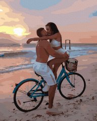 Картина за номерами Поцілунок на пляжі (BK-GX41307) НикиТошка (Без коробки)