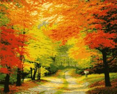 Раскраска по номерам Осенний лес (PNX0169) Artissimo (Без коробки)