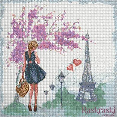 Картина из мозаики Прогулка по Парижу Идейка (AM6044, На подрамнике) фото интернет-магазина Raskraski.com.ua
