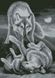 Набір алмазної мозаїки Вовки вночі (43 х 61 см) Dream Art (DA-31670) — фото комплектації набору