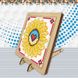 Картина мозаика Подсолнух с сердцем ТМ Алмазная мозаика (DMW-015, ) — фото комплектации набора