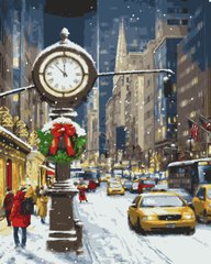 Раскраска по номерам Зима в Нью-Йорке (ART-B-9204) Artissimo фото интернет-магазина Raskraski.com.ua