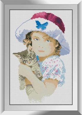 Алмазная живопись Мой котенок Dream Art (DA-31399, Без подрамника) 24 x 37 см фото интернет-магазина Raskraski.com.ua