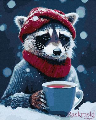 Розмальовки за номерами Зимова кава ©Neag Mircea Marius (KH4400) Идейка фото інтернет-магазину Raskraski.com.ua