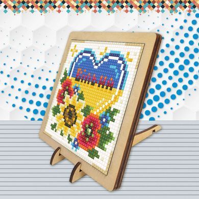 Картина стразами Вільна ТМ Алмазна мозаїка (DMW-016) 10 х 10 см фото інтернет-магазину Raskraski.com.ua