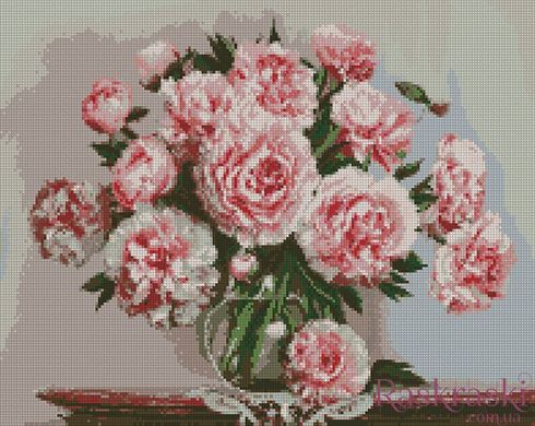 Картина из мозаики Любимые цветы Идейка (AM6115, На подрамнике) фото интернет-магазина Raskraski.com.ua