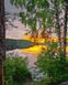Картина по номерам Закат у озера (BRM41297) НикиТошка — фото комплектации набора