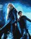 Картина за номерами Harry Potter: Гаррі та Дамблдор з фарбами металік &copy;Warner Bros (KH8739) Ідейка 40 х 50 см &mdash; фото комплектації набору