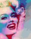 Картина за номерами Мерілін Монро в стилі поп-арт (BRM41808) — фото комплектації набору
