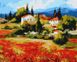 Картина Розмальовка У долині квітів ©BOND Tetiana (KH2886) Ідейка — фото комплектації набору