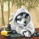 Картина раскраска Время для релакса (KH4384) Идейка 40 х 40 см &mdash; фото комплектации набора