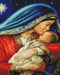 Алмазная живопись Дева Мария с Иисусом ColorArt (CLR-PSP113, На подрамнике) фото интернет-магазина Raskraski.com.ua