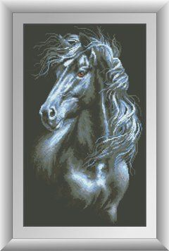 Алмазна вишивка Вітер в гриві Dream Art (DA-30578) 35 х 58 см фото інтернет-магазину Raskraski.com.ua