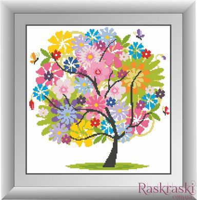Набір алмазна мозаїка Літній дерево (повна зашивання, квадратні камені) Dream Art (DA-30269) фото інтернет-магазину Raskraski.com.ua