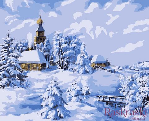 Розмальовки за номерами Зимова казка (ART-B-2736) Artissimo фото інтернет-магазину Raskraski.com.ua