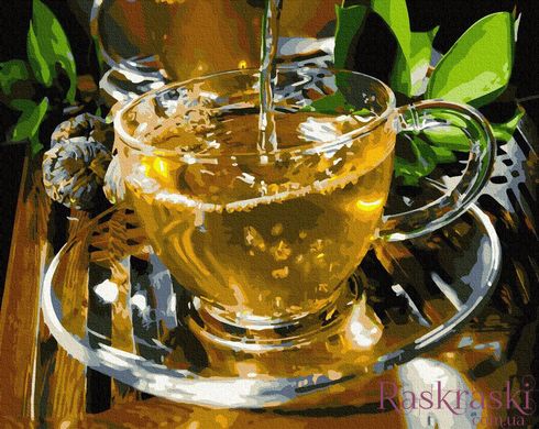 Картина по номерам Зелёный чай (BRM34178) фото интернет-магазина Raskraski.com.ua