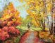 Картины по номерам Осенняя прогулка (KH4796) Идейка — фото комплектации набора