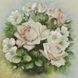 Алмазна вишивка Пастельні троянди (54 х 54 см) Dream Art (DA-31504) — фото комплектації набору