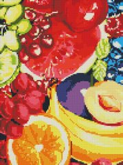 Алмазная картина Сладкие фрукты Идейка (AMO7081, На подрамнике) фото интернет-магазина Raskraski.com.ua