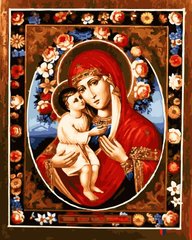 Картина за номерами Феодотівська ікона Божої Матері (BRM22605) фото інтернет-магазину Raskraski.com.ua