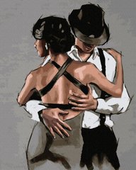 Картина по номерам Танец страсти (ANG403) (Без коробки)