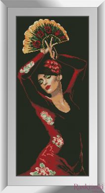 Алмазна вишивка Танцівниця фламенко Dream Art (DA-31351) фото інтернет-магазину Raskraski.com.ua