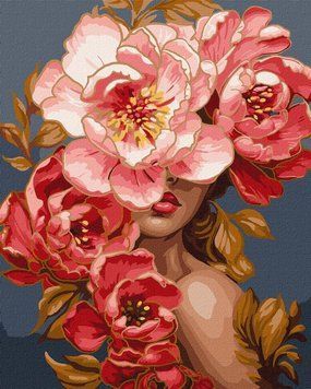 Раскраски по номерам Цветущая грация &copy;victoria_art___ (KH8433) Идейка 40 х 50 см фото интернет-магазина Raskraski.com.ua