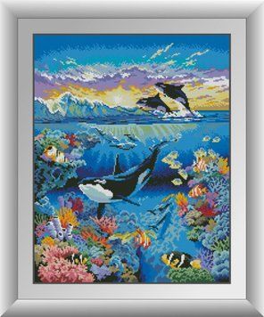 Алмазна вишивка Касатки Dream Art (DA-31051) 44 x 56 см фото інтернет-магазину Raskraski.com.ua