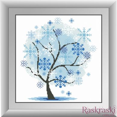 Алмазная техника Зимнее дерево Dream Art (DA-30315, Без подрамника) фото интернет-магазина Raskraski.com.ua