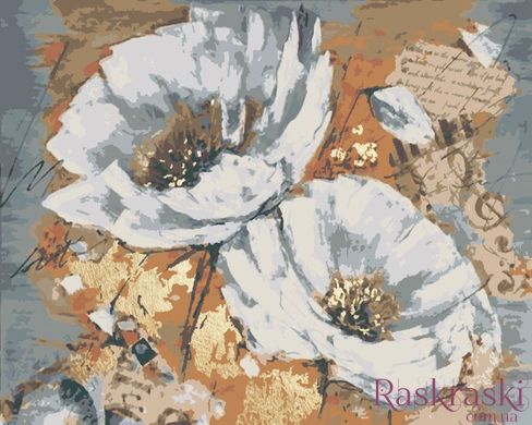 Картина по номерам Поэма о цветах (RB-0721) Riviera Blanca (Без коробки)